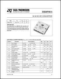 Click here to download GS30T48-5 Datasheet