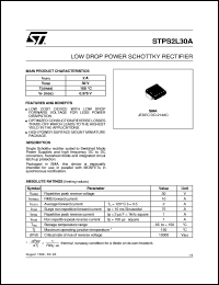 Click here to download STPS2L30 Datasheet
