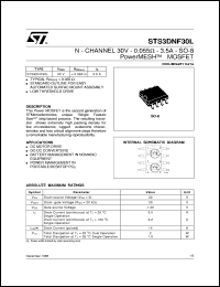 Click here to download STS3DNF30 Datasheet