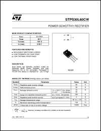 Click here to download STPS30L60 Datasheet