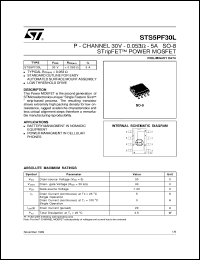 Click here to download STS5PF30 Datasheet