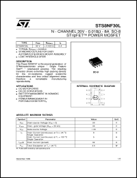 Click here to download STS8NF30 Datasheet