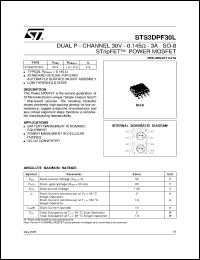 Click here to download STS3DPF30 Datasheet