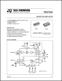 Click here to download TEA7532FP Datasheet