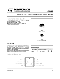 Click here to download LM833N Datasheet