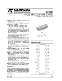 Click here to download EF9345 Datasheet