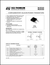 Click here to download MJD340 Datasheet