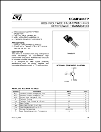 Click here to download SGSIF344FP Datasheet