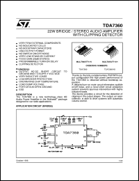 Click here to download TDA7360 Datasheet