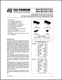 Click here to download M74HCT367 Datasheet