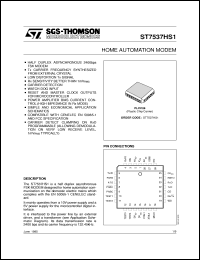 Click here to download ST7537HS1 Datasheet