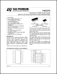 Click here to download 74AC374 Datasheet
