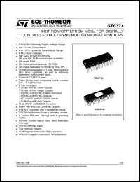 Click here to download ST6373J2B1 Datasheet