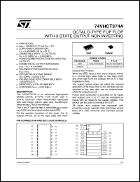 Click here to download 74VHCT374 Datasheet