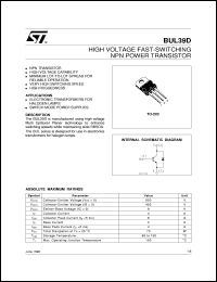 Click here to download BUL39 Datasheet