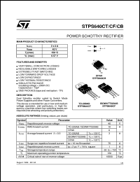 Click here to download STPS640CB Datasheet