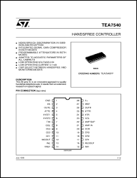 Click here to download TEA7540FP Datasheet