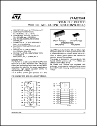 Click here to download 74ACT541 Datasheet