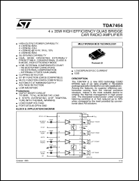 Click here to download TDA7454 Datasheet