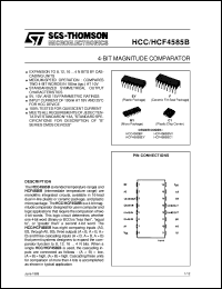 Click here to download HCF4585 Datasheet