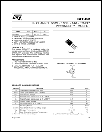 Click here to download IRFP450 Datasheet