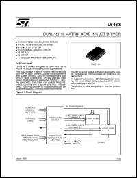 Click here to download L6452 Datasheet