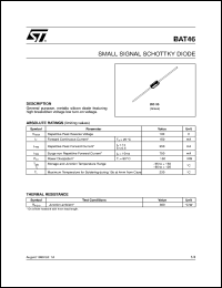 Click here to download BAT46 Datasheet