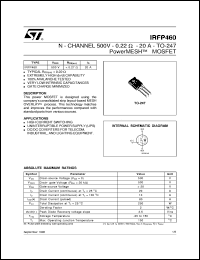 Click here to download IRFP460 Datasheet