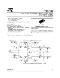 Click here to download TDA7490 Datasheet