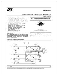 Click here to download TDA7497 Datasheet