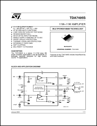 Click here to download TDA7495S Datasheet