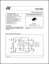 Click here to download TDA7496S Datasheet