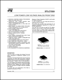 Click here to download STLC7550 Datasheet