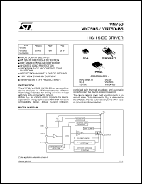 Click here to download VN750 Datasheet