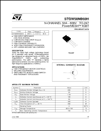 Click here to download STGW50NB60 Datasheet