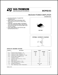 Click here to download BCP52 Datasheet