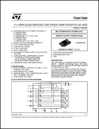 Click here to download TDA7560 Datasheet