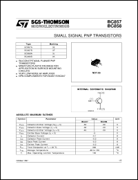 Click here to download BC858 Datasheet