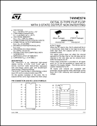 Click here to download 74VHC574 Datasheet