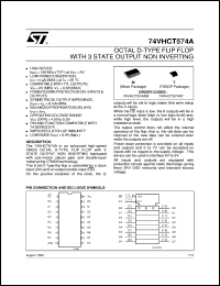 Click here to download 74VHCT574 Datasheet
