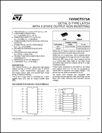Click here to download 74VHCT573A Datasheet