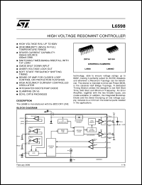 Click here to download L6598 Datasheet