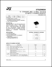 Click here to download STS2DNE60 Datasheet