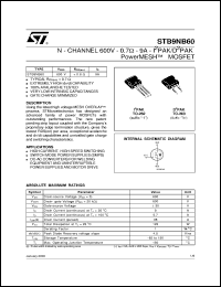 Click here to download STB9NB60 Datasheet