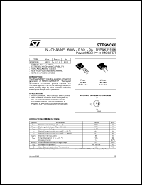 Click here to download STB9NC60 Datasheet