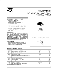 Click here to download STGD7NB60 Datasheet