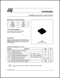 Click here to download STPS3L60 Datasheet