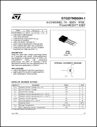 Click here to download STGD7NB60H-1 Datasheet