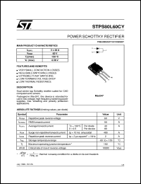 Click here to download STPS80L60 Datasheet