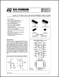 Click here to download M74HC74 Datasheet